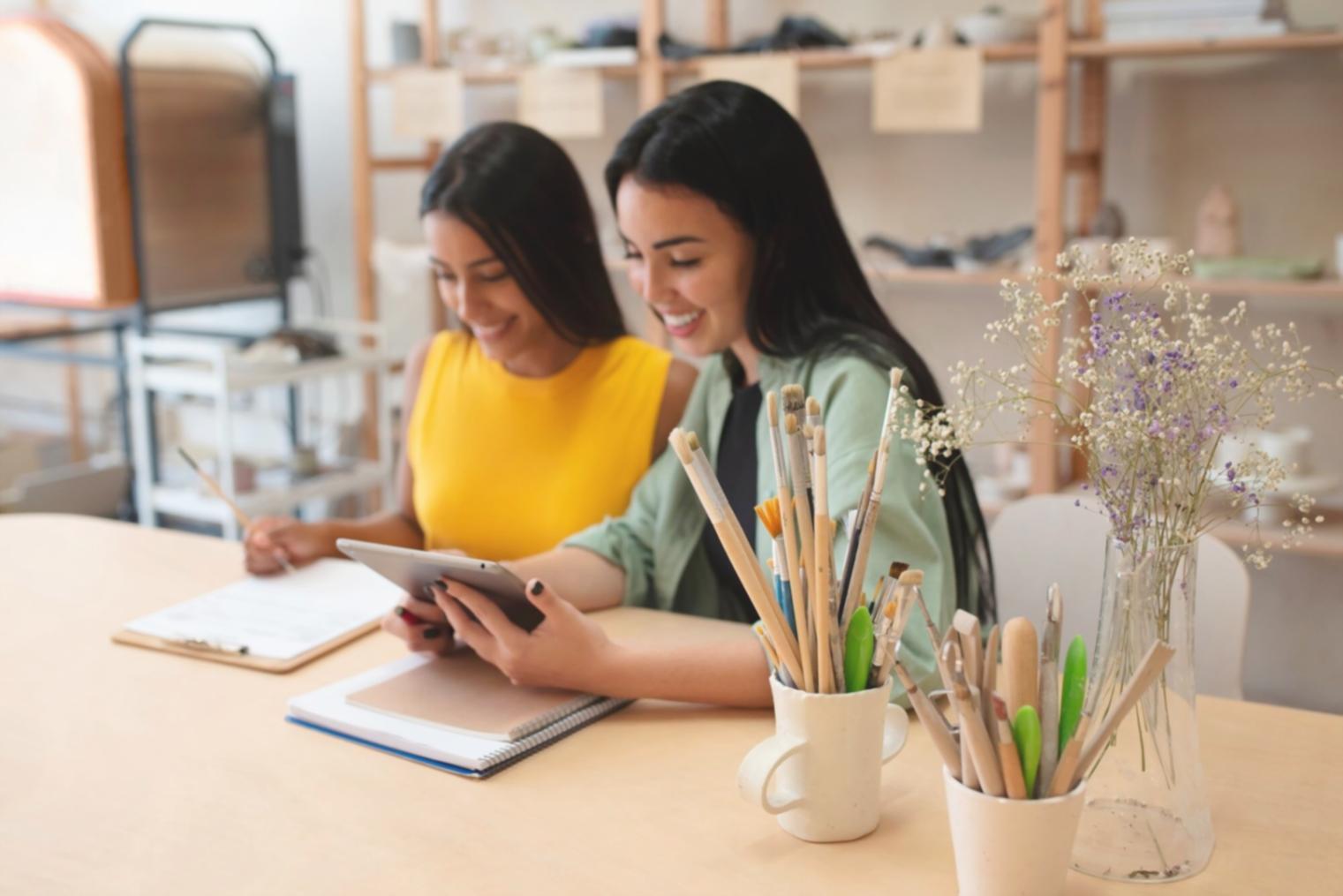 Session de formation pratique avec franchisés en situation réelle